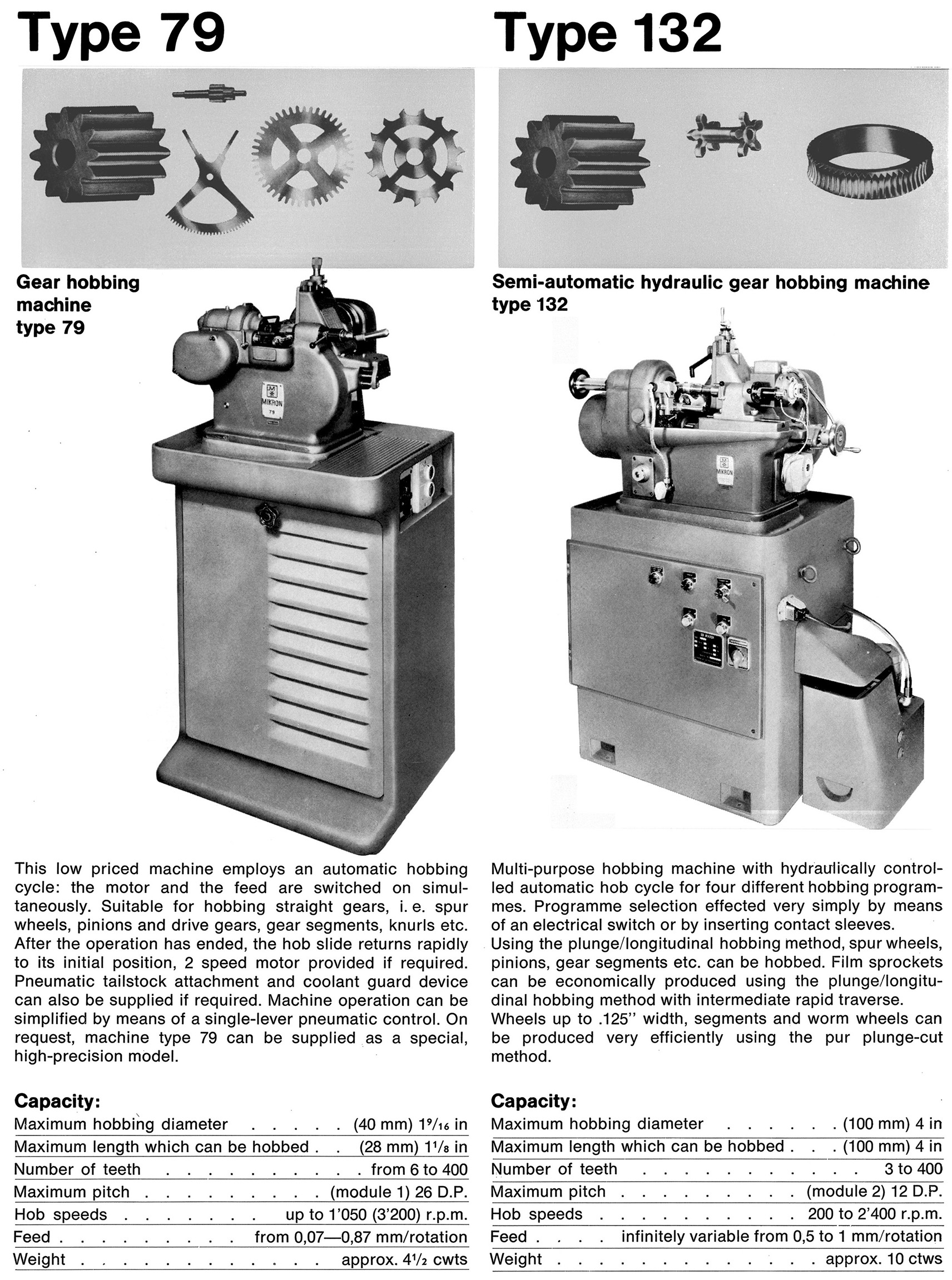 mikron-gear-hobbers-1960s-to-1970s