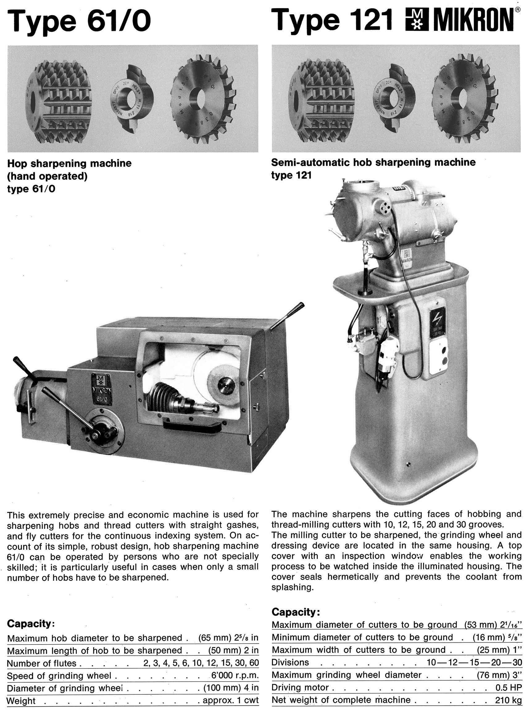 mikron-gear-hobbers-1960s-to-1970s