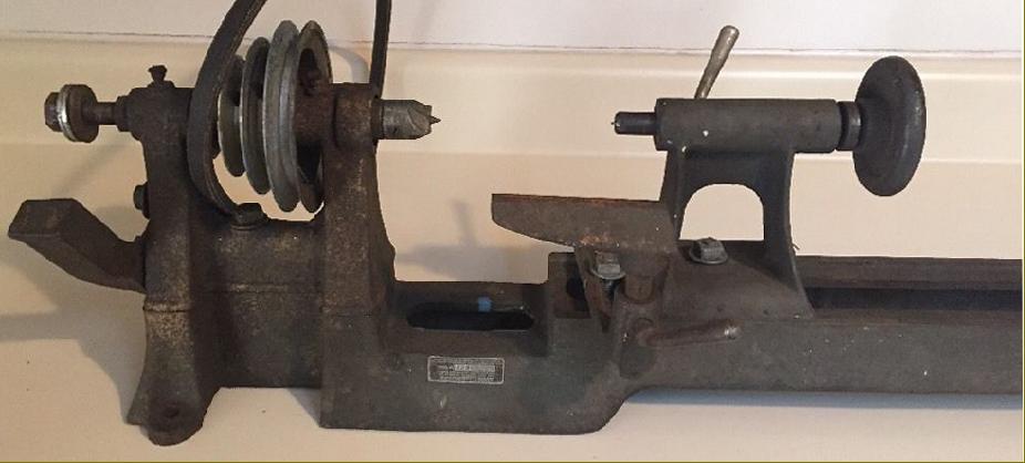 wood lathe diagram